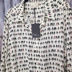 Jane and Delancey  bird top. Nwt